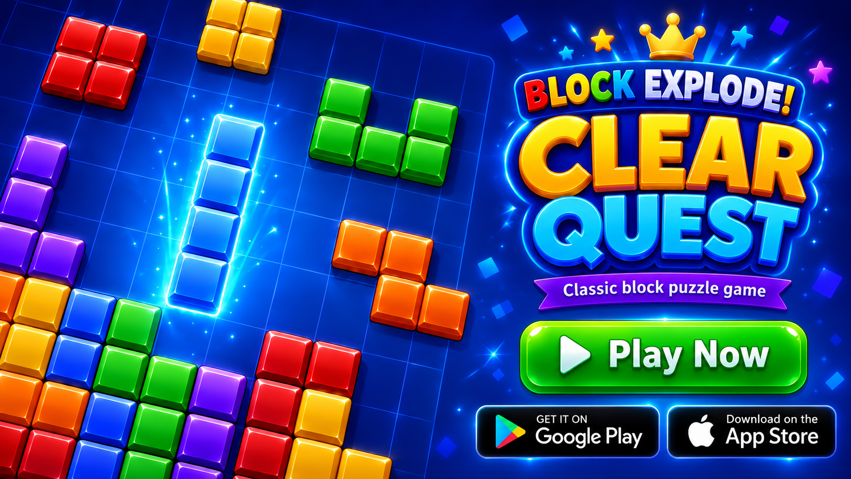 Block Explode! gameplay banner
